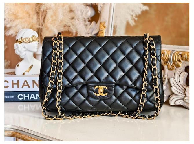 Chanel Jumbo Double Flap Nero - vista 4