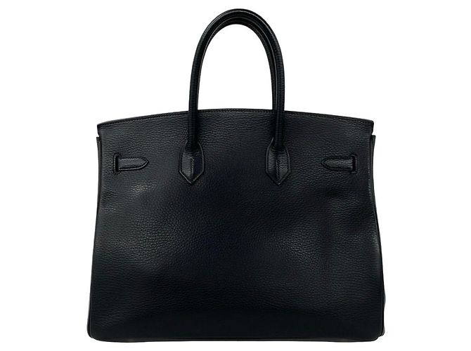 Borsa Hermès Birkin 35 in pelle Ardennes Nero - vista 3