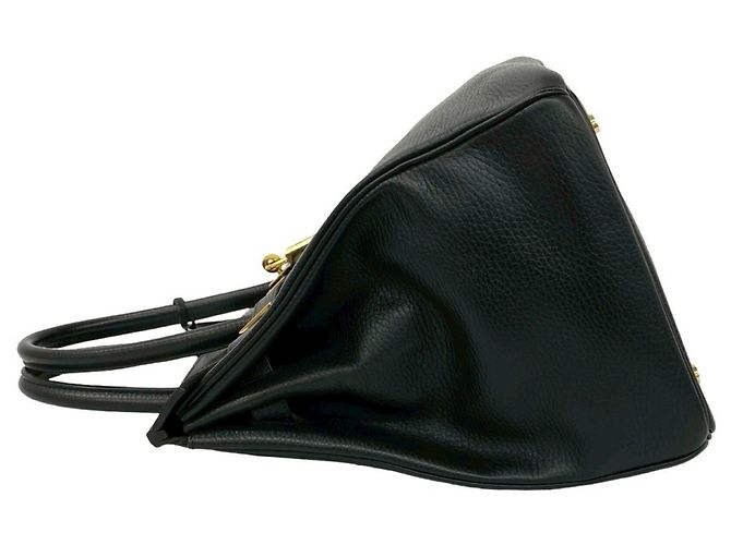 Borsa Hermès Birkin 35 in pelle Ardennes Nero - vista 5