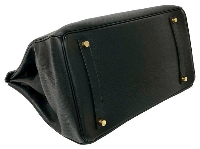 Borsa Hermès Birkin 35 in pelle Ardennes Nero - vista 7