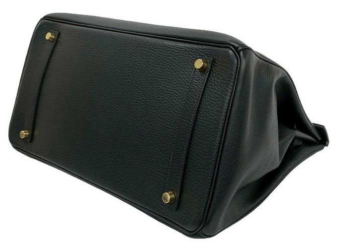 Borsa Hermès Birkin 35 in pelle Ardennes Nero - vista 8