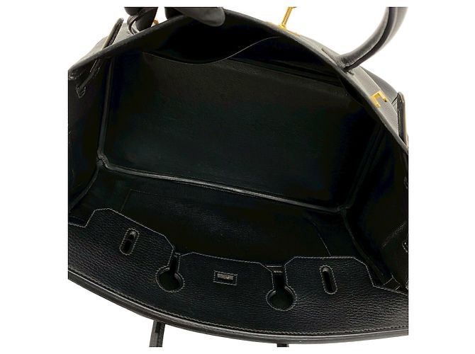 Borsa Hermès Birkin 35 in pelle Ardennes Nero - vista 9