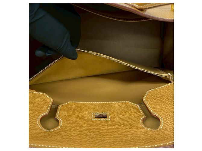 Borsa Hermès Birkin 40 in Ardennes Marrone - vista 10