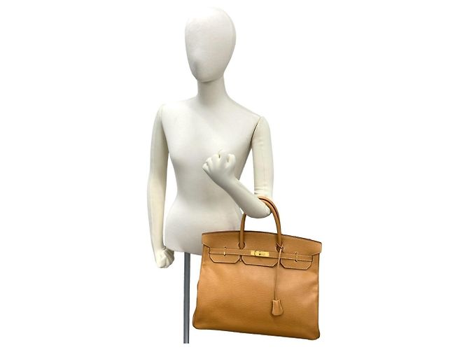 Borsa Hermès Birkin 40 in Ardennes Marrone - vista 2