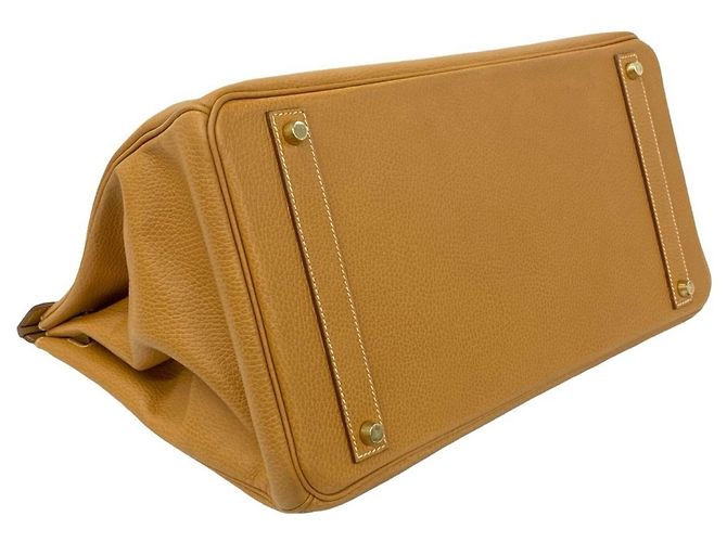 Borsa Hermès Birkin 40 in Ardennes Marrone - vista 7