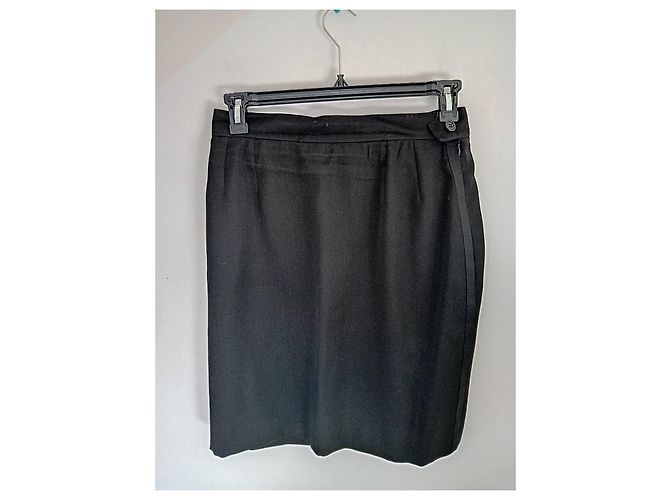 YVES SAINT LAURENT black skirt suit set - view 4
