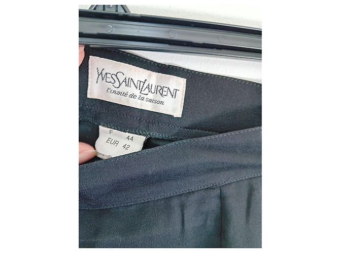 YVES SAINT LAURENT black skirt suit set - view 5