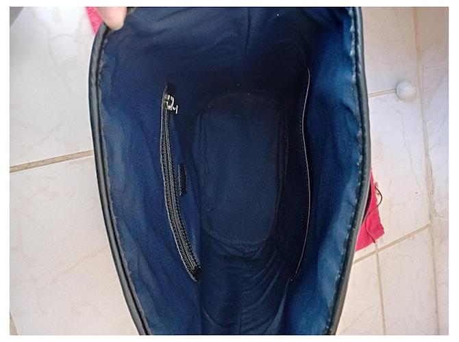 Borsa a secchiello Lancel in pelle gialla e nera Nero Giallo - vista 6