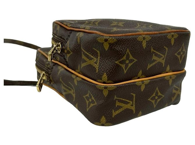 Bolso de hombro de cuero Monogram Mini Amazon vintage Louis Vuitton Castaño - vista 7