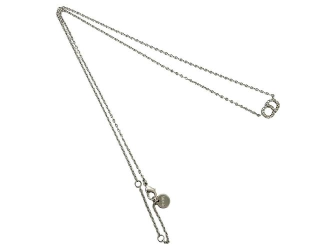 Collana Placcata Dior Claire D Lune di Christian Dior Argento - vista 4