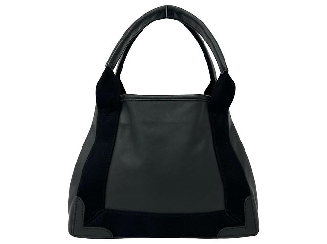 Borsa in pelle Cabas XS Balenciaga blu navy Nero - vista 3