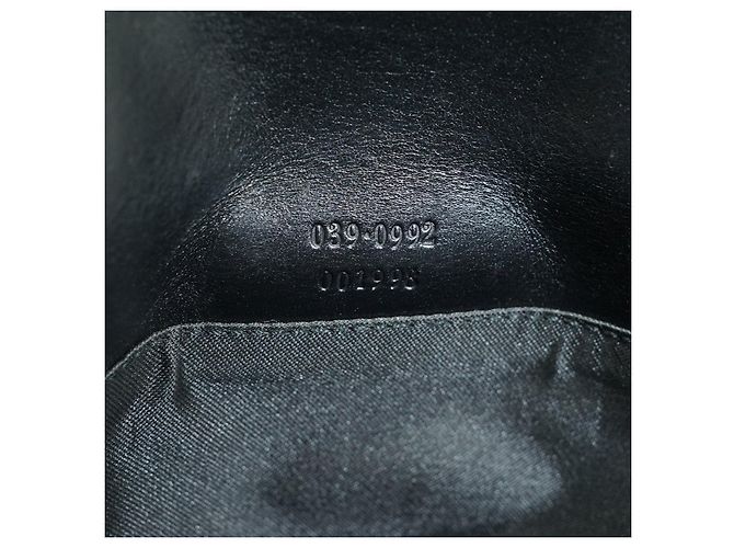 Gucci Pochette in tela monogramma GG nera Nero - vista 6
