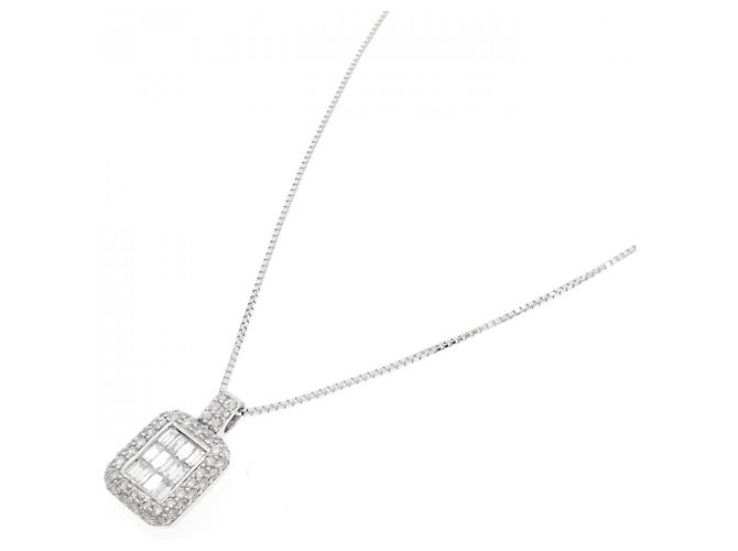 Autre Marque Collana con diamanti Au750 Argento - vista 2