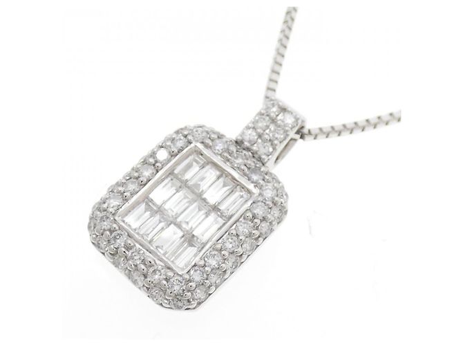 Autre Marque Collana con diamanti Au750 Argento - vista 3