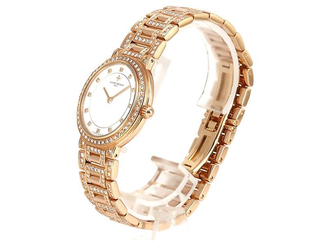 Vacheron Constantin Souverain Oro Rosa Manuale Bianco - vista 2
