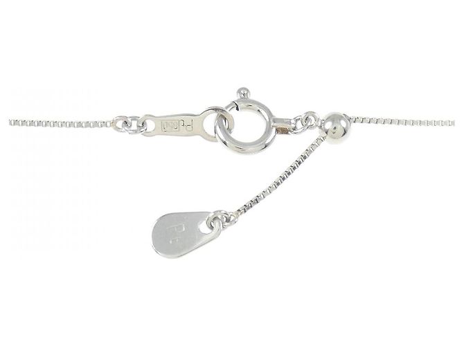 Autre Marque Platin-Diamant-Halskette Pt900/Pt850 Silber - Ansicht 5