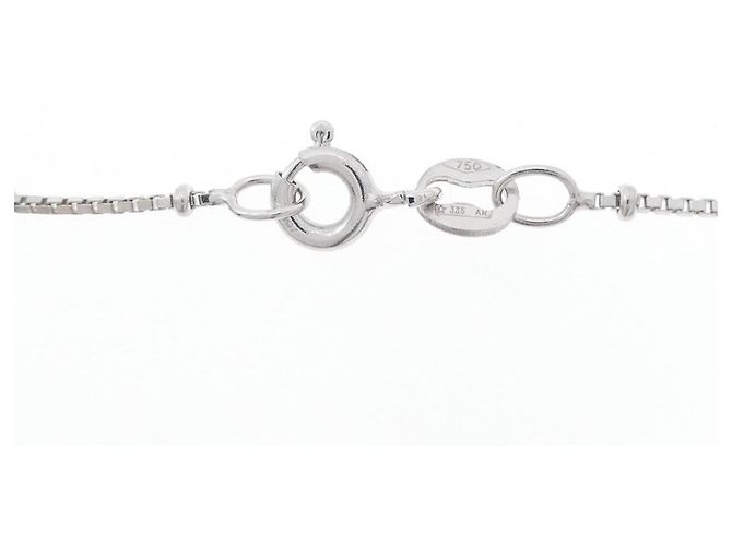 Autre Marque Collana in diamante in oro bianco Au750 a forma di cuore Argento - vista 5