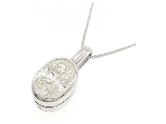 Autre Marque Collana di diamanti Pt900 Pt850 Argento - vista 3