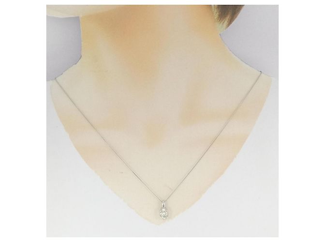Autre Marque Collana di diamanti Pt900 Pt850 Argento - vista 6