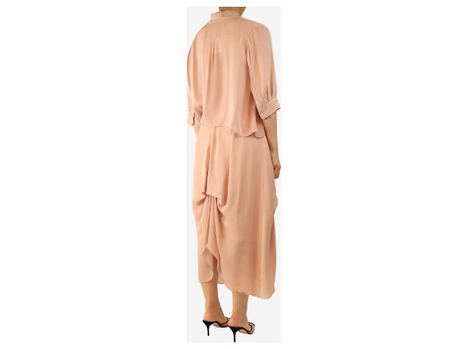 Autre Marque Conjunto de blusa rosa claro y falda magnolia - tamaño M - vista 2