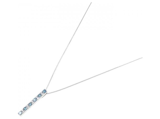 Autre Marque Collana in platino e diamanti Argento - vista 2
