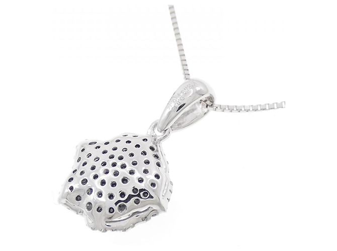 Autre Marque Collana in diamante in oro bianco Au750 Argento - vista 4