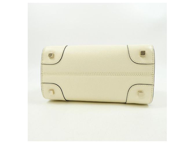 Mini borsa in pelle Valextra Beige - vista 4