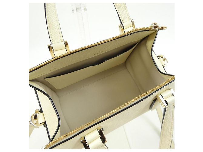 Mini borsa in pelle Valextra Beige - vista 6