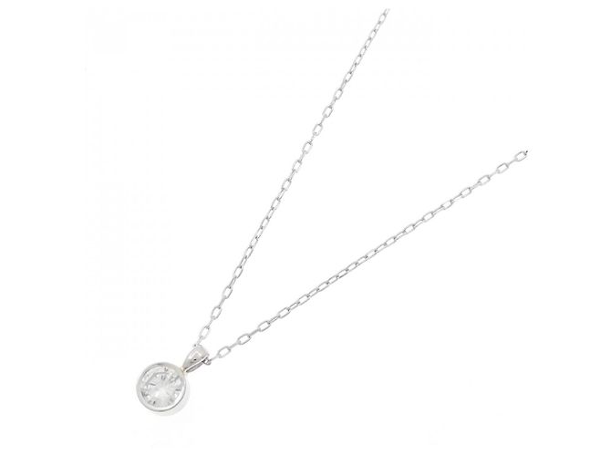 Autre Marque Collana in diamante Pt900 Pt850 Argento - vista 2
