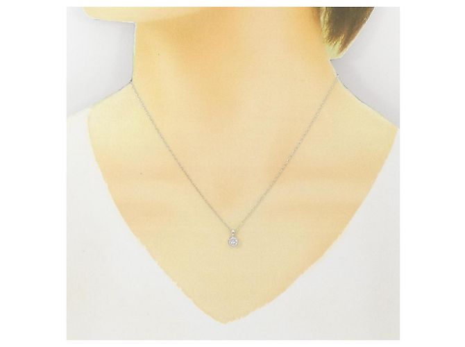 Autre Marque Collana in diamante Pt900 Pt850 Argento - vista 6