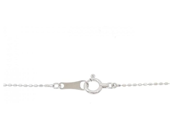 Autre Marque Collana in diamante K18WG Argento - vista 5