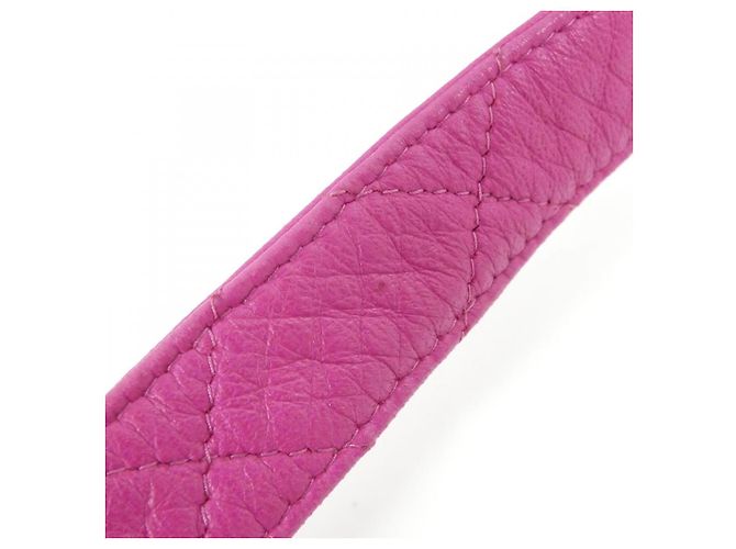 Borsa a Spalla in Pelle di Agnello Chanel Rosa - vista 9