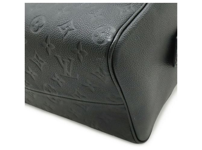 Borsa Louis Vuitton Monogram Empreinte Speedy Bandoulière 25 NM Nero - vista 4