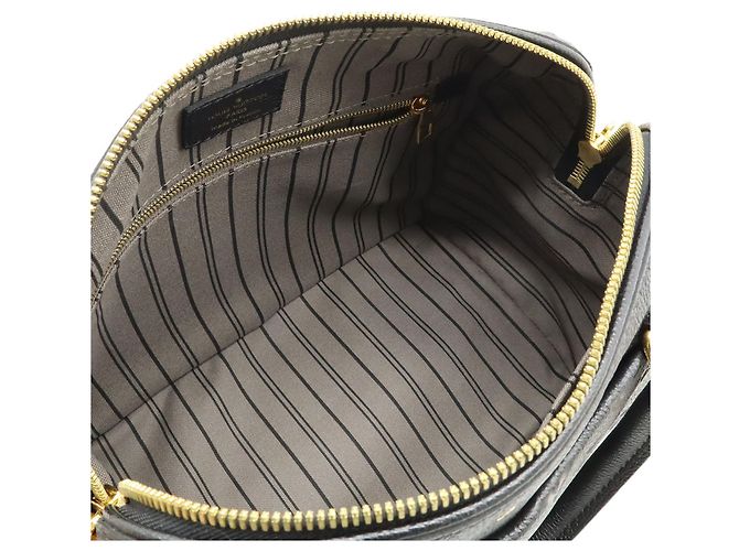 Borsa Louis Vuitton Monogram Empreinte Speedy Bandoulière 25 NM Nero - vista 8