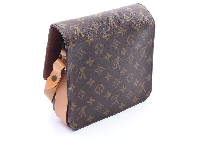 Borsa a Spalla Monogram Cartouchiere MM Louis Vuitton Marrone Monogramma - vista 2