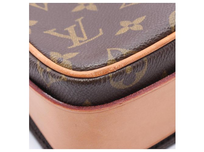 Borsa a Spalla Monogram Cartouchiere MM Louis Vuitton Marrone Monogramma - vista 7