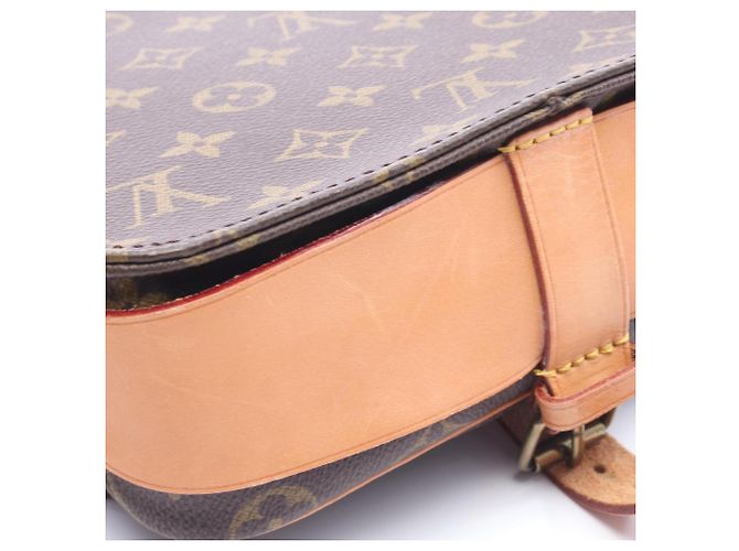 Borsa a Spalla Monogram Cartouchiere MM Louis Vuitton Marrone Monogramma - vista 9