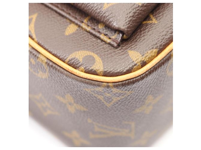 Borsa a Spalla Louis Vuitton Vivacite GM Marrone - vista 7