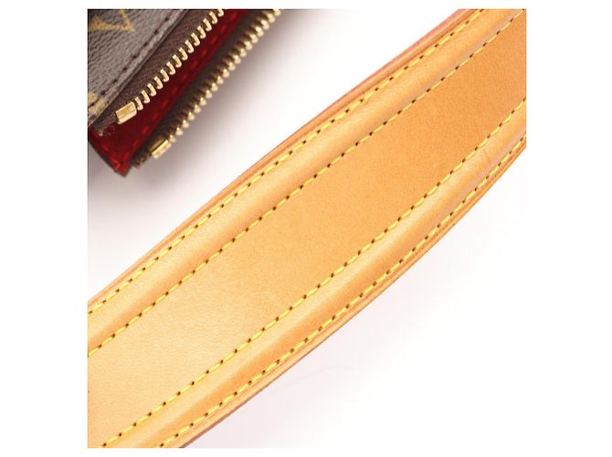 Borsa a Spalla Louis Vuitton Vivacite GM Marrone - vista 8
