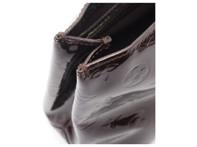 Louis Vuitton Wilshire PM Handtasche Bordeaux Lila - Ansicht 6