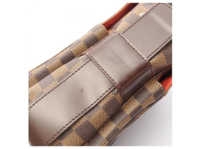 Borsa a Spalla Naviglio Louis Vuitton Marrone Damier ebene - vista 10