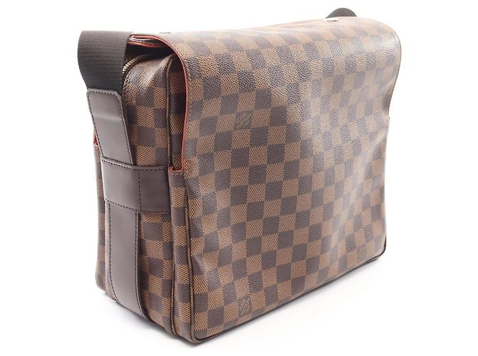 Borsa a Spalla Naviglio Louis Vuitton Marrone Damier ebene - vista 2