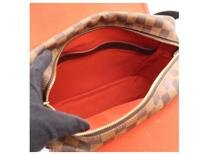 Borsa a Spalla Naviglio Louis Vuitton Marrone Damier ebene - vista 3