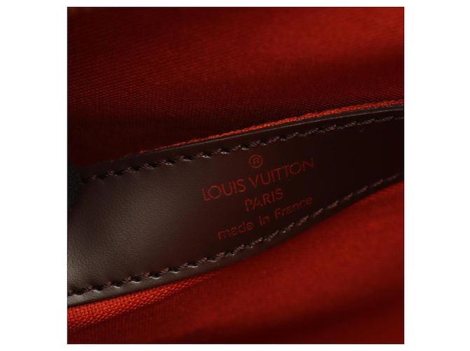 Borsa a Spalla Naviglio Louis Vuitton Marrone Damier ebene - vista 4