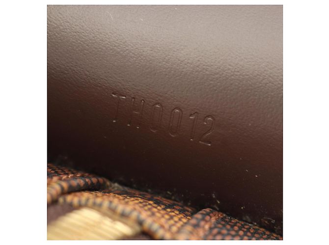 Borsa a Spalla Naviglio Louis Vuitton Marrone Damier ebene - vista 5