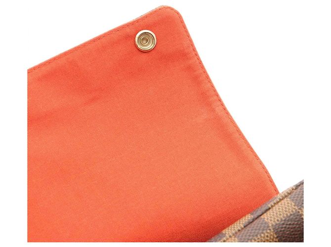 Borsa a Spalla Naviglio Louis Vuitton Marrone Damier ebene - vista 6