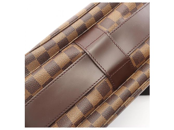 Borsa a Spalla Naviglio Louis Vuitton Marrone Damier ebene - vista 8