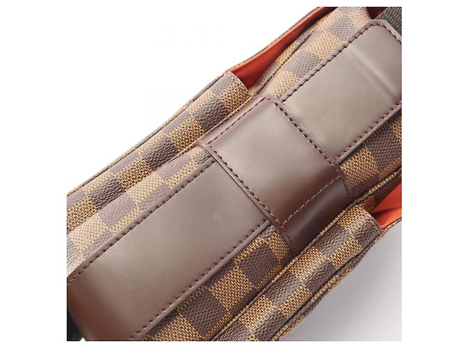 Borsa a Spalla Naviglio Louis Vuitton Marrone Damier ebene - vista 9