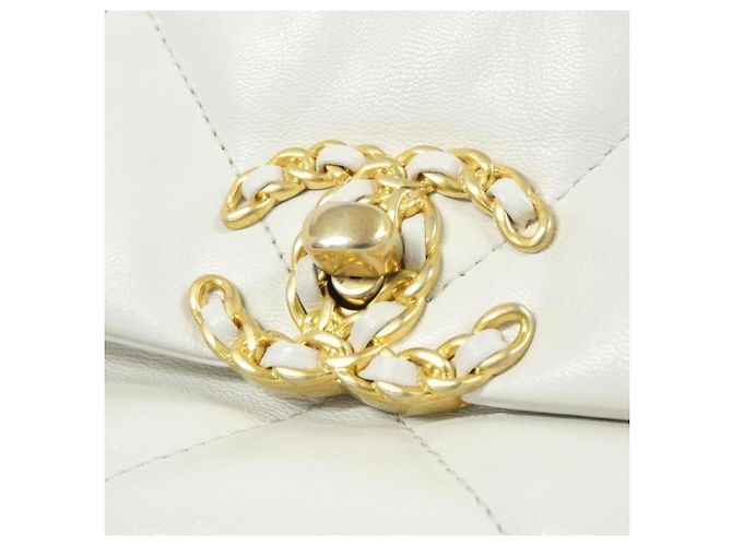 Bolso de Hombro Chanel 19 AS1160 Blanco - vista 4