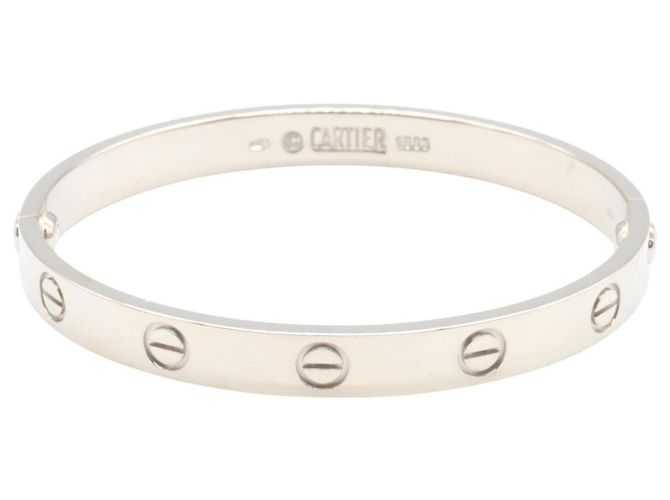 Bracciale Love Cartier in oro bianco 18K Argento - vista 2